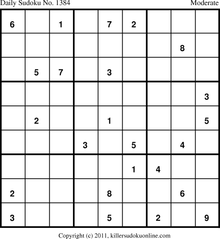 Killer Sudoku for 12/17/2011