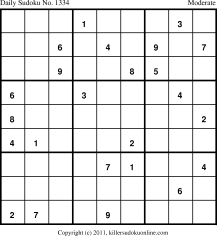Killer Sudoku for 10/28/2011