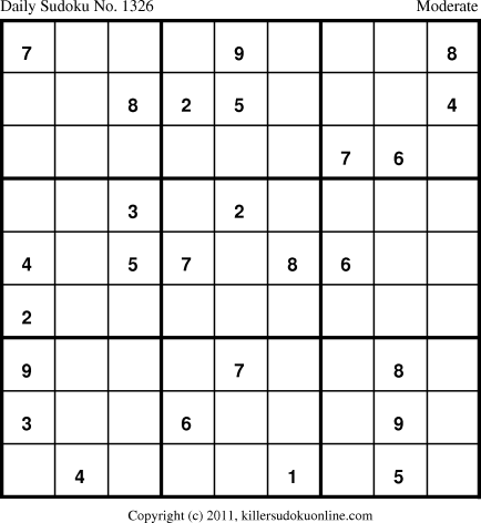 Killer Sudoku for 10/20/2011