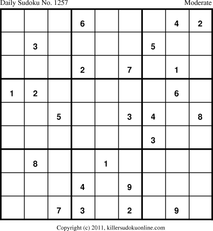 Killer Sudoku for 8/12/2011