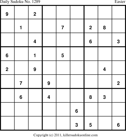 Killer Sudoku for 9/13/2011