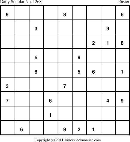 Killer Sudoku for 8/23/2011