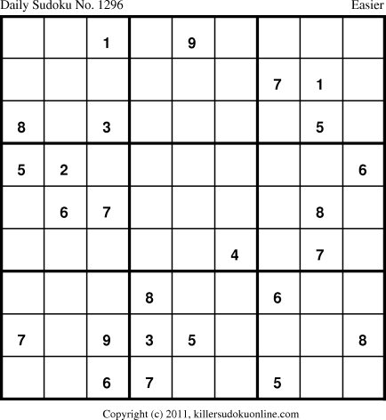Killer Sudoku for 9/20/2011