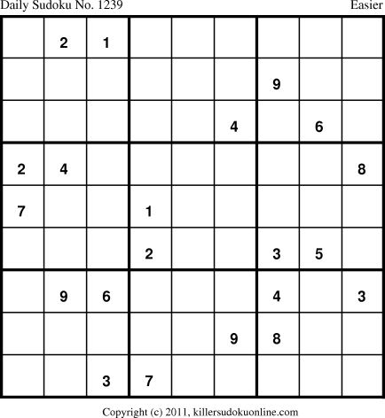 Killer Sudoku for 7/25/2011