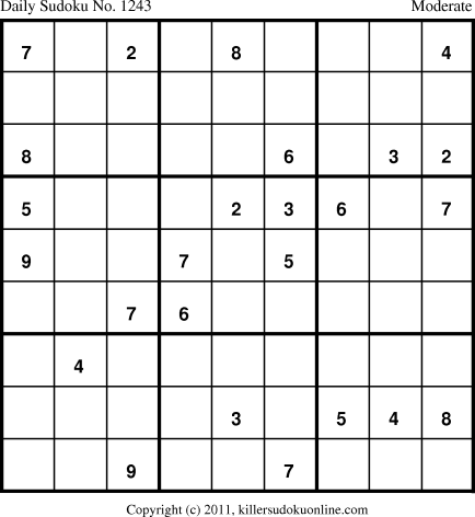 Killer Sudoku for 7/29/2011