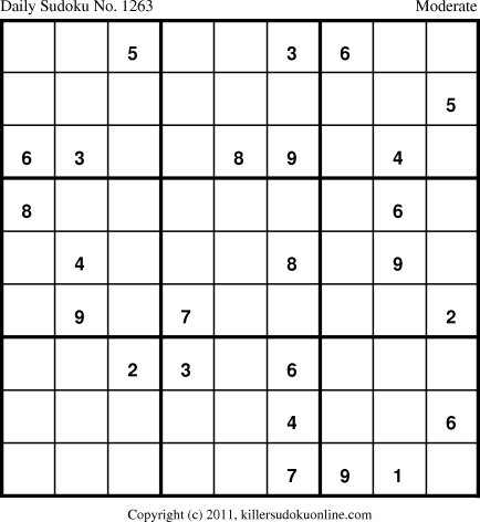 Killer Sudoku for 8/18/2011