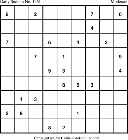 Killer Sudoku for 11/24/2011