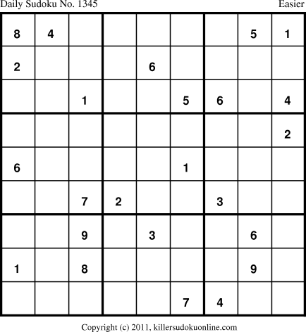 Killer Sudoku for 11/8/2011