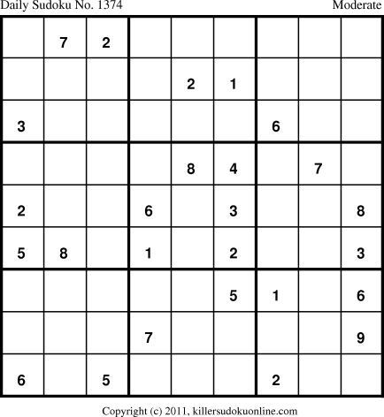 Killer Sudoku for 12/7/2011