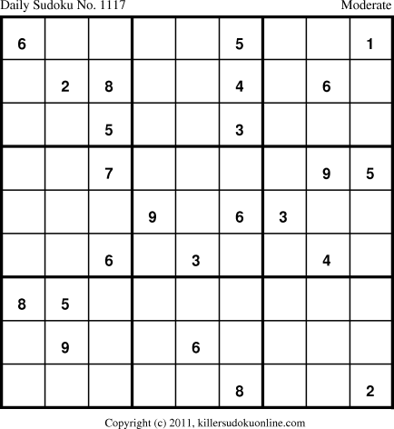 Killer Sudoku for 3/25/2011