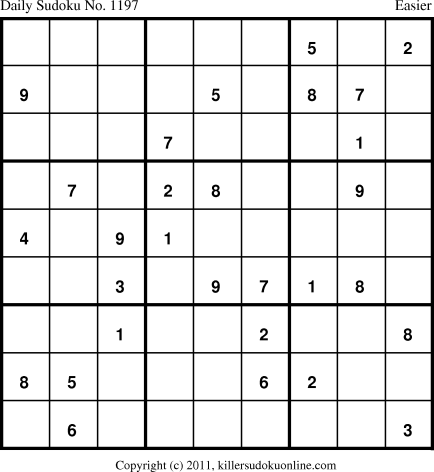 Killer Sudoku for 6/13/2011