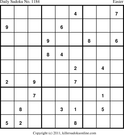 Killer Sudoku for 5/31/2011