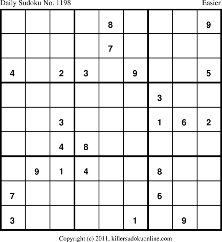 Killer Sudoku for 6/14/2011