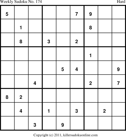 Killer Sudoku for 7/4/2011