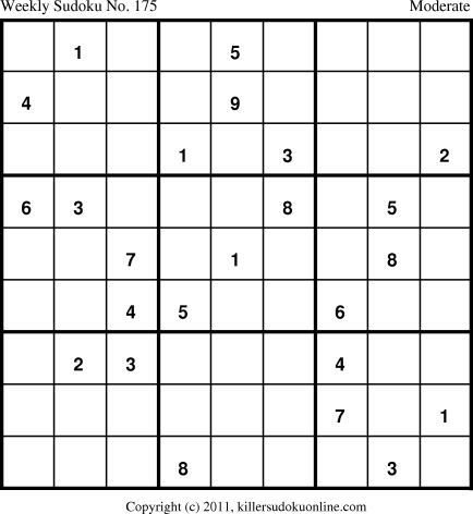Killer Sudoku for 7/11/2011