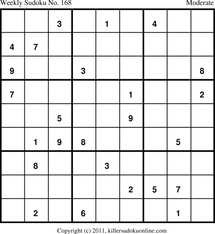 Killer Sudoku for 5/23/2011