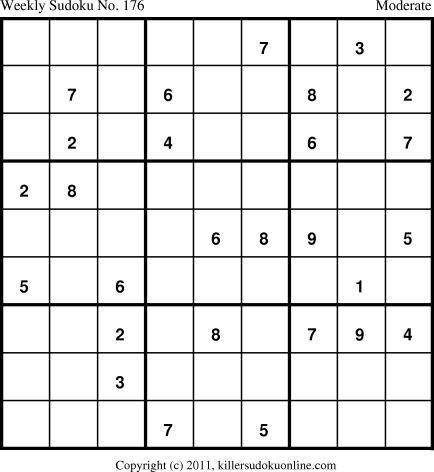 Killer Sudoku for 7/18/2011