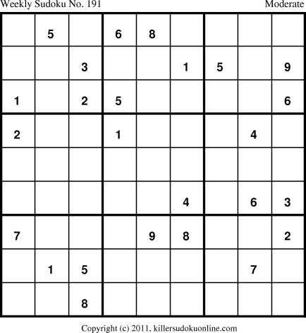 Killer Sudoku for 10/31/2011