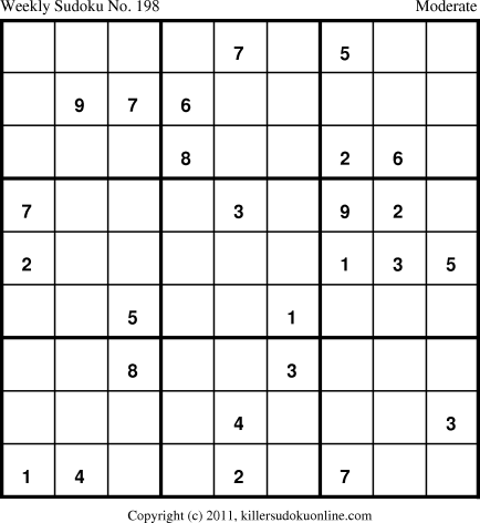 Killer Sudoku for 12/19/2011
