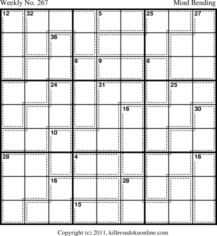 Killer Sudoku for 2/14/2011