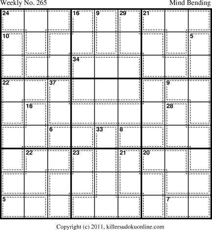 Killer Sudoku for 1/31/2011