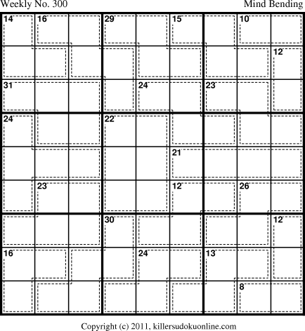 Killer Sudoku for 10/3/2011