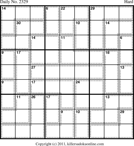 Killer Sudoku for 5/4/2012