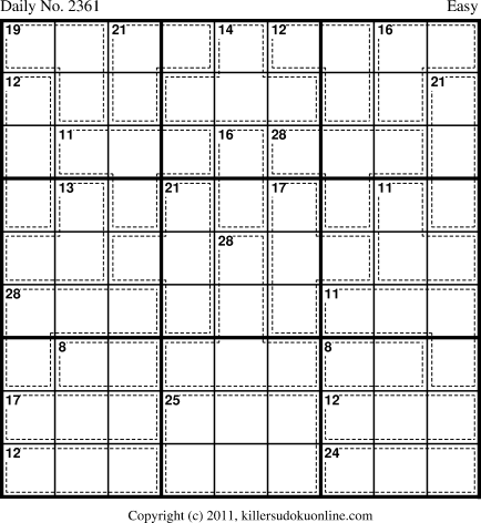 Killer Sudoku for 6/5/2012