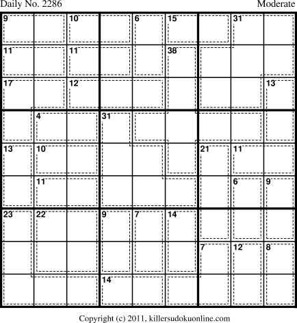 Killer Sudoku for 3/22/2012