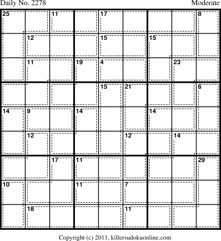 Killer Sudoku for 3/14/2012