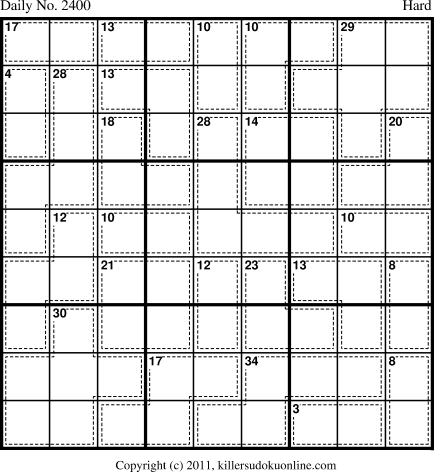 Killer Sudoku for 7/14/2012