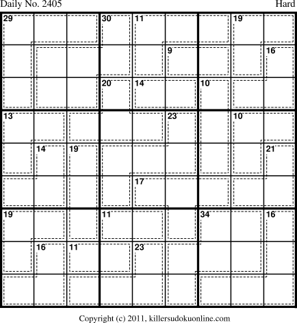Killer Sudoku for 7/19/2012