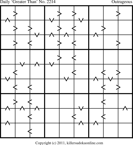 Killer Sudoku for 5/6/2012