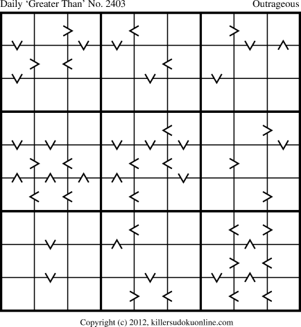 Killer Sudoku for 11/11/2012