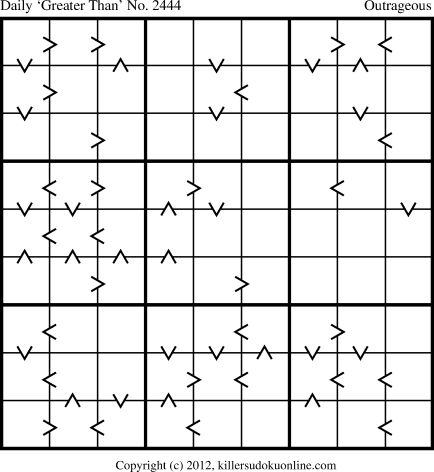 Killer Sudoku for 12/22/2012