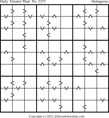 Killer Sudoku for 10/12/2012