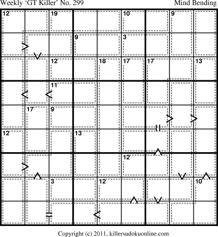 Killer Sudoku for 1/2/2012