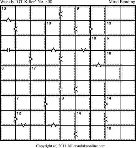 Killer Sudoku for 1/9/2012