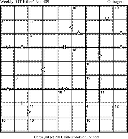 Killer Sudoku for 3/12/2012