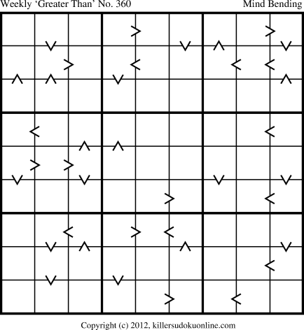 Killer Sudoku for 12/10/2012