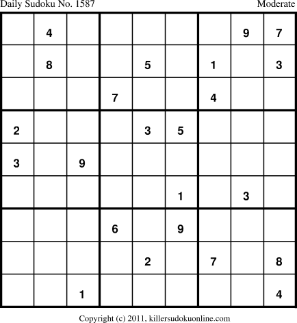 Killer Sudoku for 7/7/2012