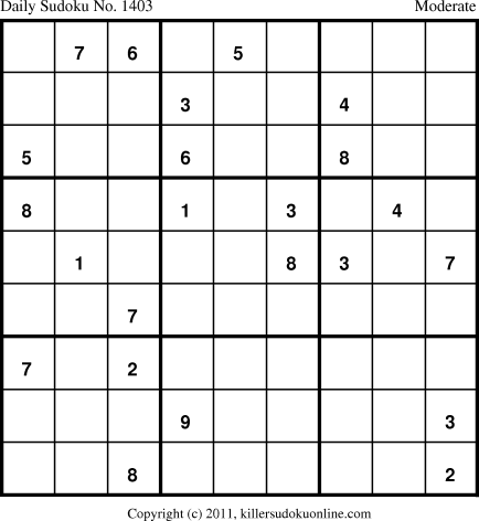 Killer Sudoku for 1/5/2012