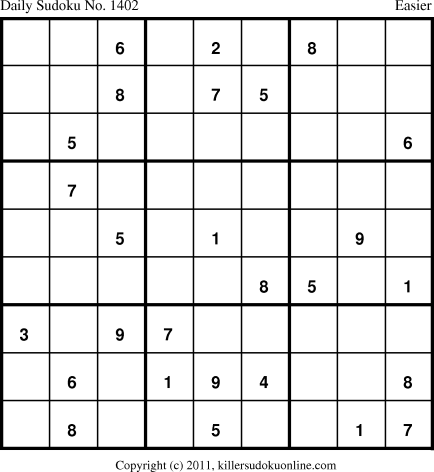 Killer Sudoku for 1/4/2012
