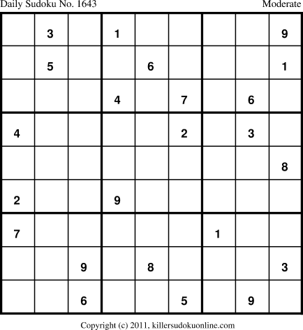 Killer Sudoku for 9/1/2012