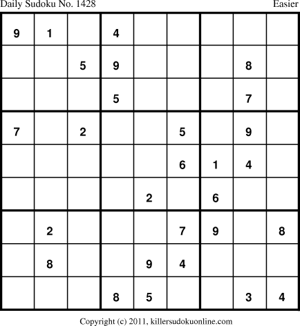 Killer Sudoku for 1/30/2012