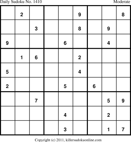 Killer Sudoku for 1/12/2012
