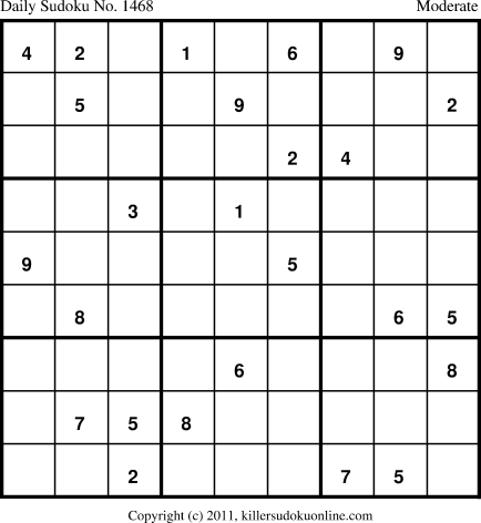 Killer Sudoku for 3/10/2012