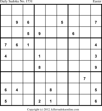 Killer Sudoku for 11/28/2012