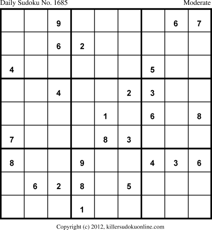 Killer Sudoku for 10/13/2012