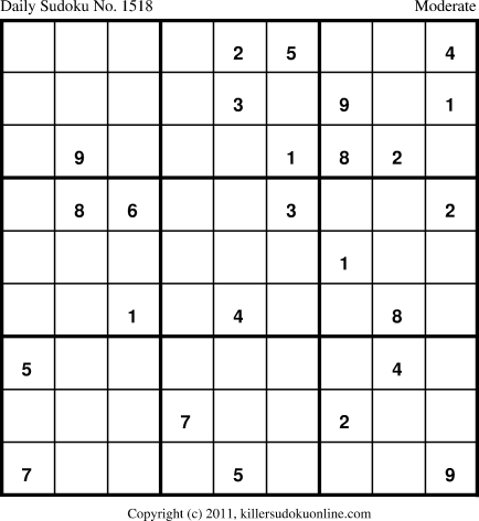 Killer Sudoku for 4/29/2012